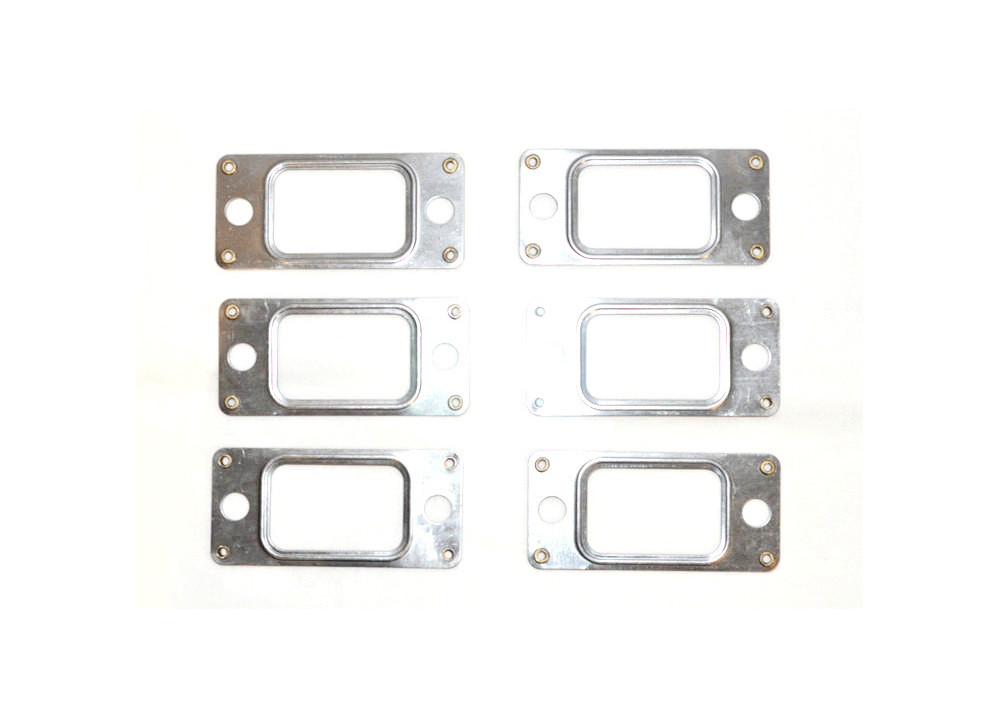 Exhaust gasket set 3905443(3929881 6PCS Three layers) Cummins diesel engine parts B5.9L 6B 6BT 6BTA 6BTAA