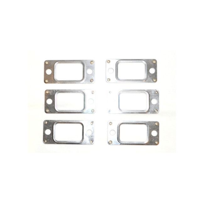 Exhaust gasket set 3905443(3929881 6PCS Three layers) Cummins diesel engine parts B5.9L 6B 6BT 6BTA 6BTAA