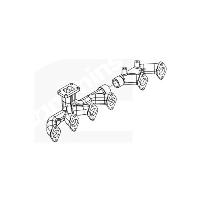 Exhaust manifold 3967751/3937477 Cummins diesel engine parts ISC 8.3L 300HP