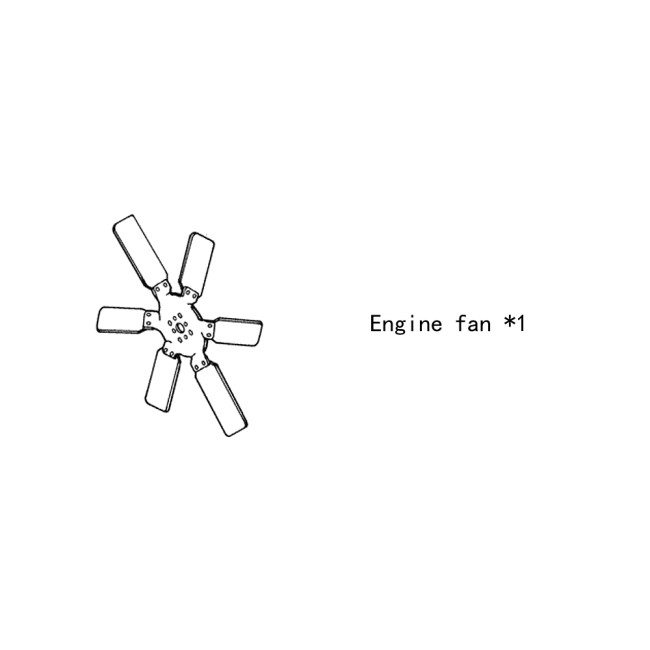 Engine fan 4940441 for cummins diesel engine