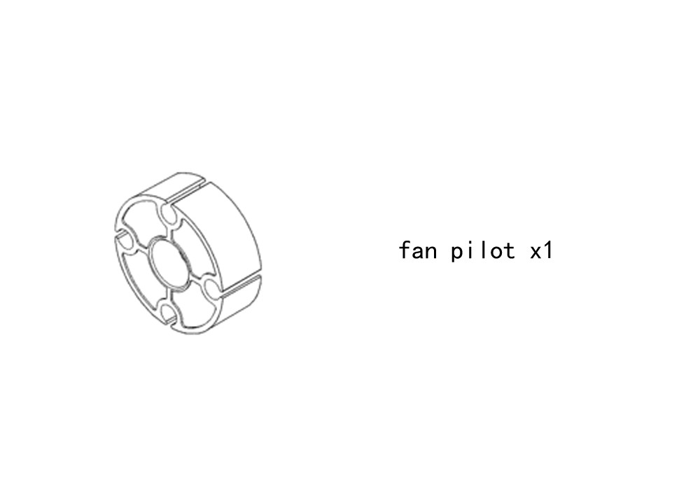 Fan Pilot 3910129 for cummins diesel engine